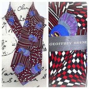 💕Very Handsome Geoffrey Beene Mens Silk Tie💕
